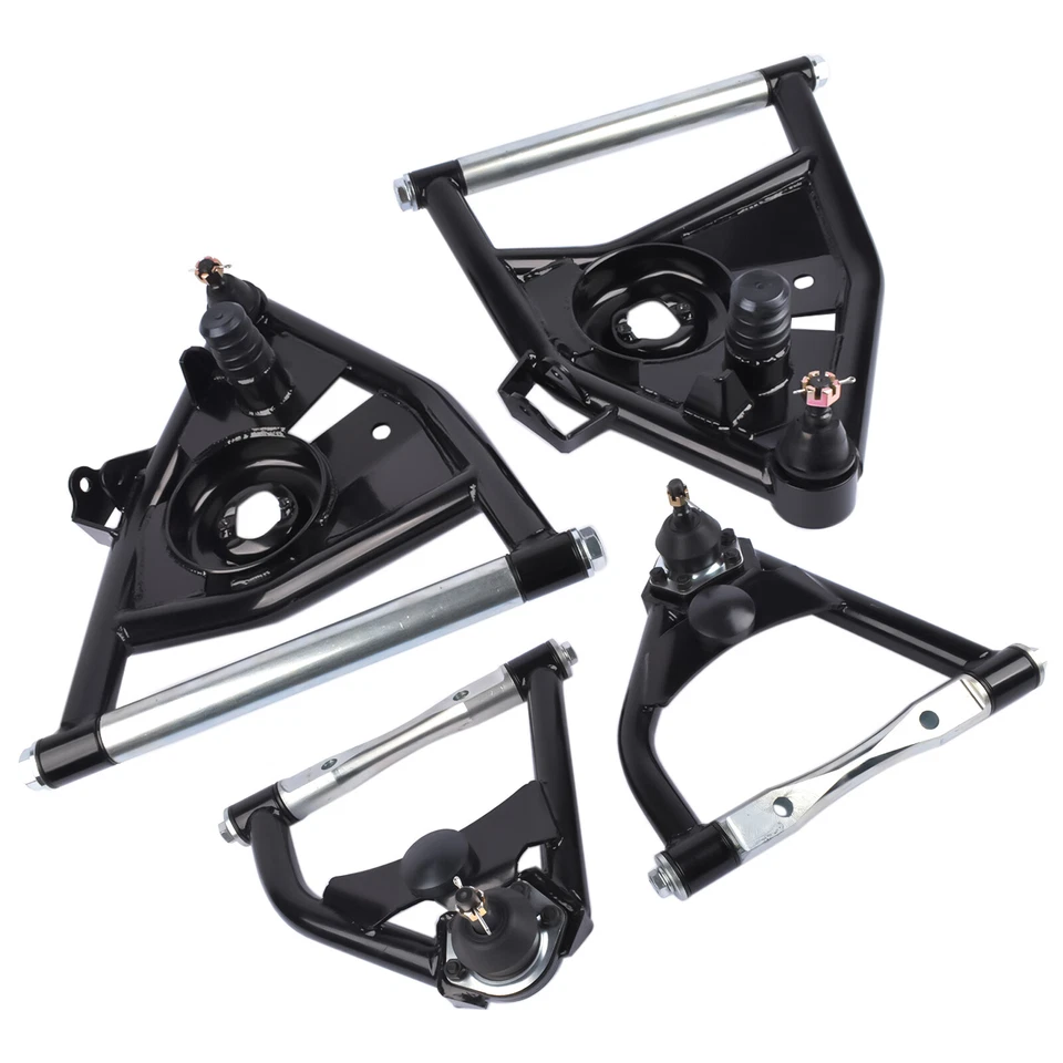 Juego de 4 brazos de control tubulares superiores e inferiores para Chevrolet GMC C10 1963-1970 Foto 3 de 4