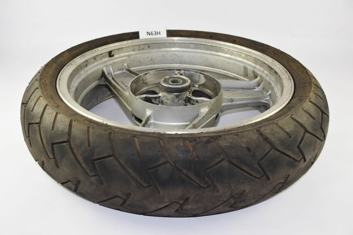 Kawasaki ZX 10 ZXT00B Bj 1988 - rear wheel wheel rim rear Kawasaki ZX 10 ZXT00B Bj 1988 - rear wheel wheel rim rear