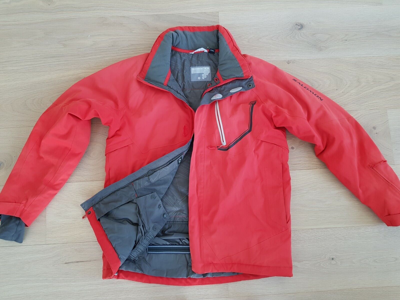 Salomon Giacca da Sci Clima Pro Escursionismo Trekking Shell Uomo Taglia S zr153