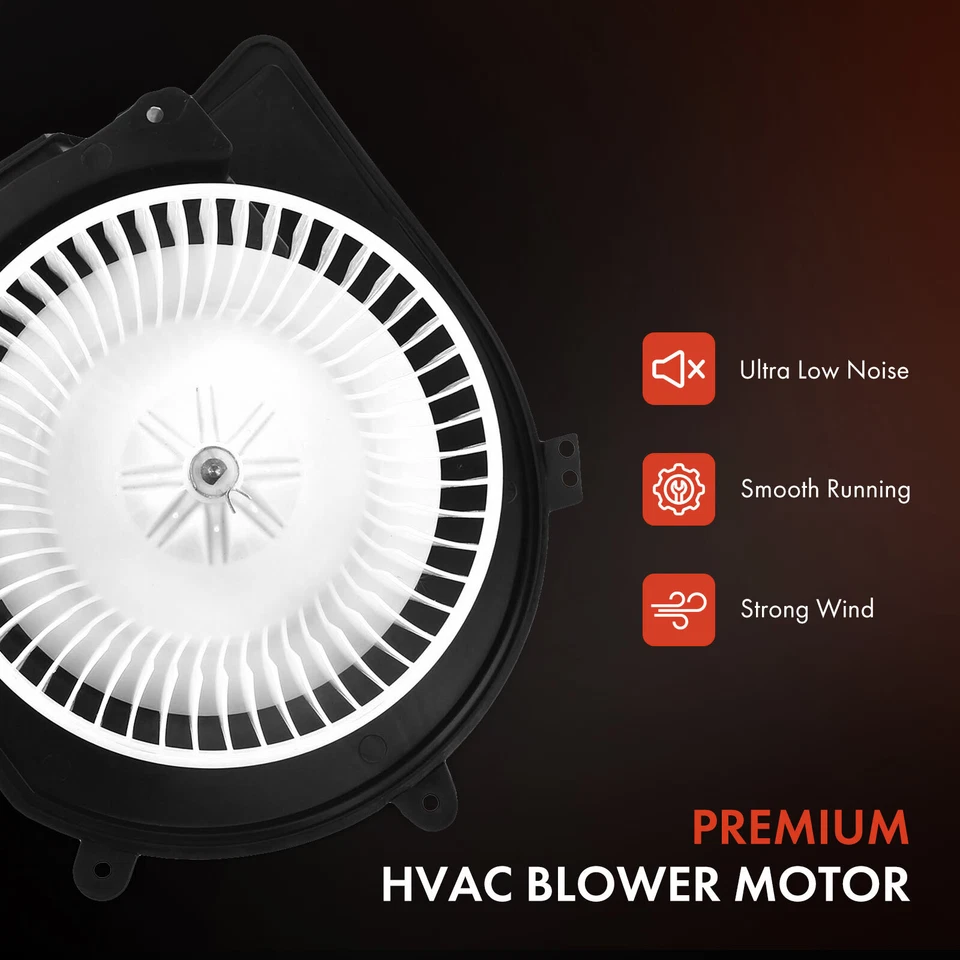 Kit de motor e resistor de ventilador HVAC dianteiro com gaiola de ventilador para Cadillac Sevilha 1998-1999 - Imagem 3 de 4