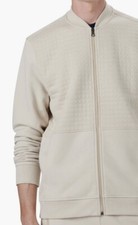 BUGATCHI  COMFORT FULL ZIP  COTTON KNIT JACKE...