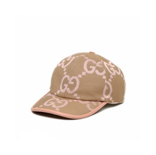 GUCCI  Jumbo GG Hat Baseball size M 57~58cm Beige x Pink 735011 4HAVS 8872 New