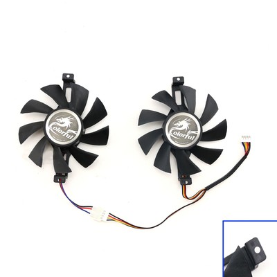 Grafikkarten-Lüfter für Colorful P106-100 GTX1060 960 950 GPU-Kühlerlüfter Fan