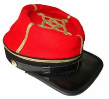 American Civil War Confederate Artillery Captains Red Kepi - ALL SIZES  