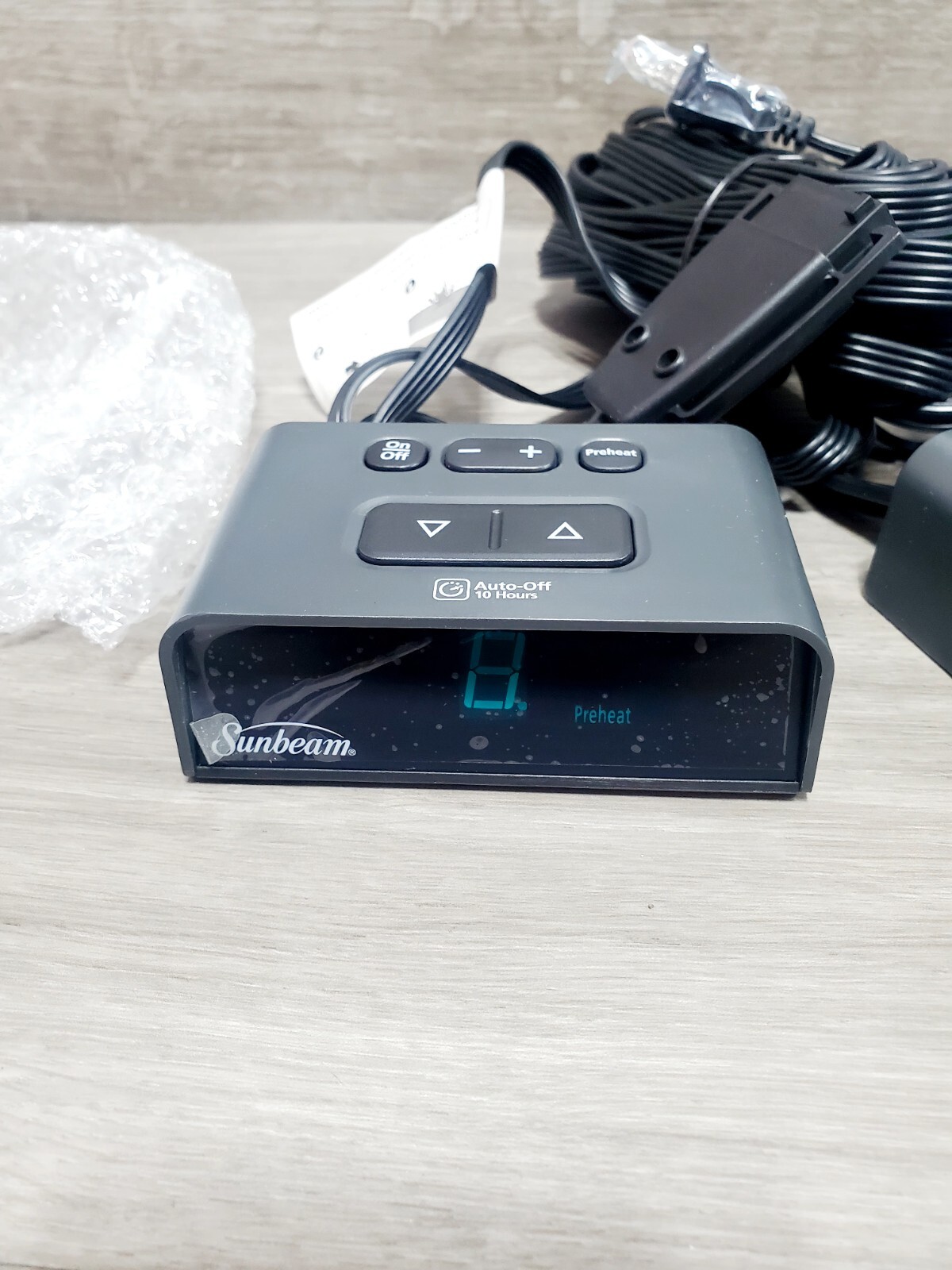 SUNBEAM DUAL CONTROL Electric Blanket Controller PAC0531 U85KQ 4PRONG