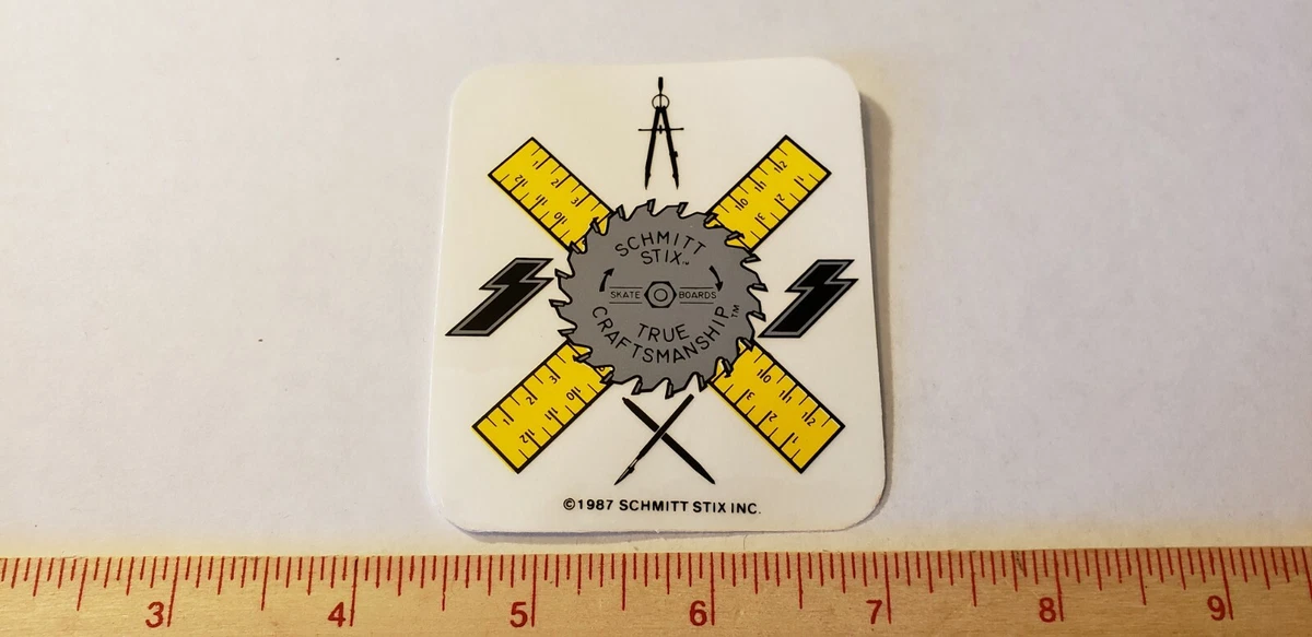 Schmitt Stix Skateboarding & Longboarding Stickers & Decals for 