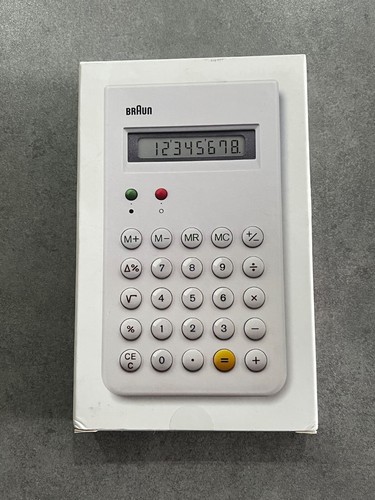 Supreme x BrAun Calculator White