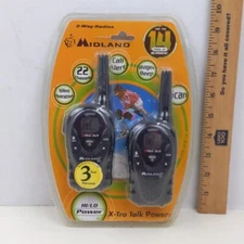 Midland LXT317 Walkie Talkies 2 Way Radios 22 Channel 14 Mile Range NIP