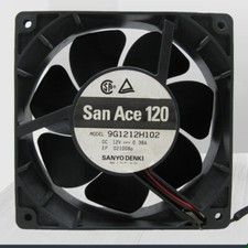 For Sanyo 9G1212H102 Server Cooling Fan DC 12V 0.38A 120x120x38mm 2-wire
