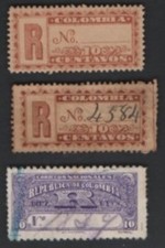Columbia Registration Stamps