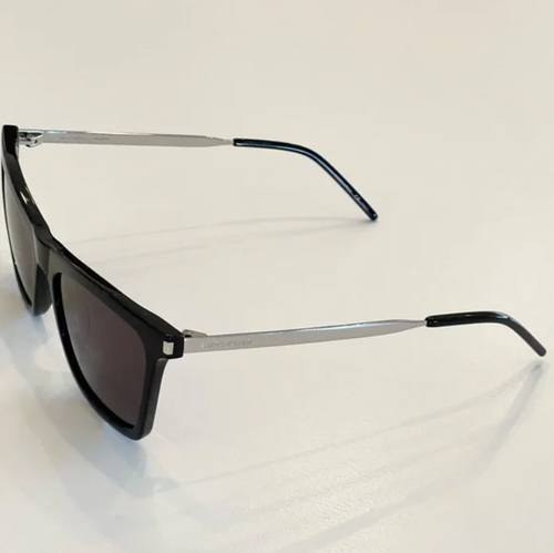 Saint Laurent Paris YSL Women Black Sunglasses 511 001 55 18 145 L Classic $370 - Picture 7 of 15