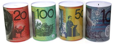 10 20 50 100 Dollar Note Money Tin 