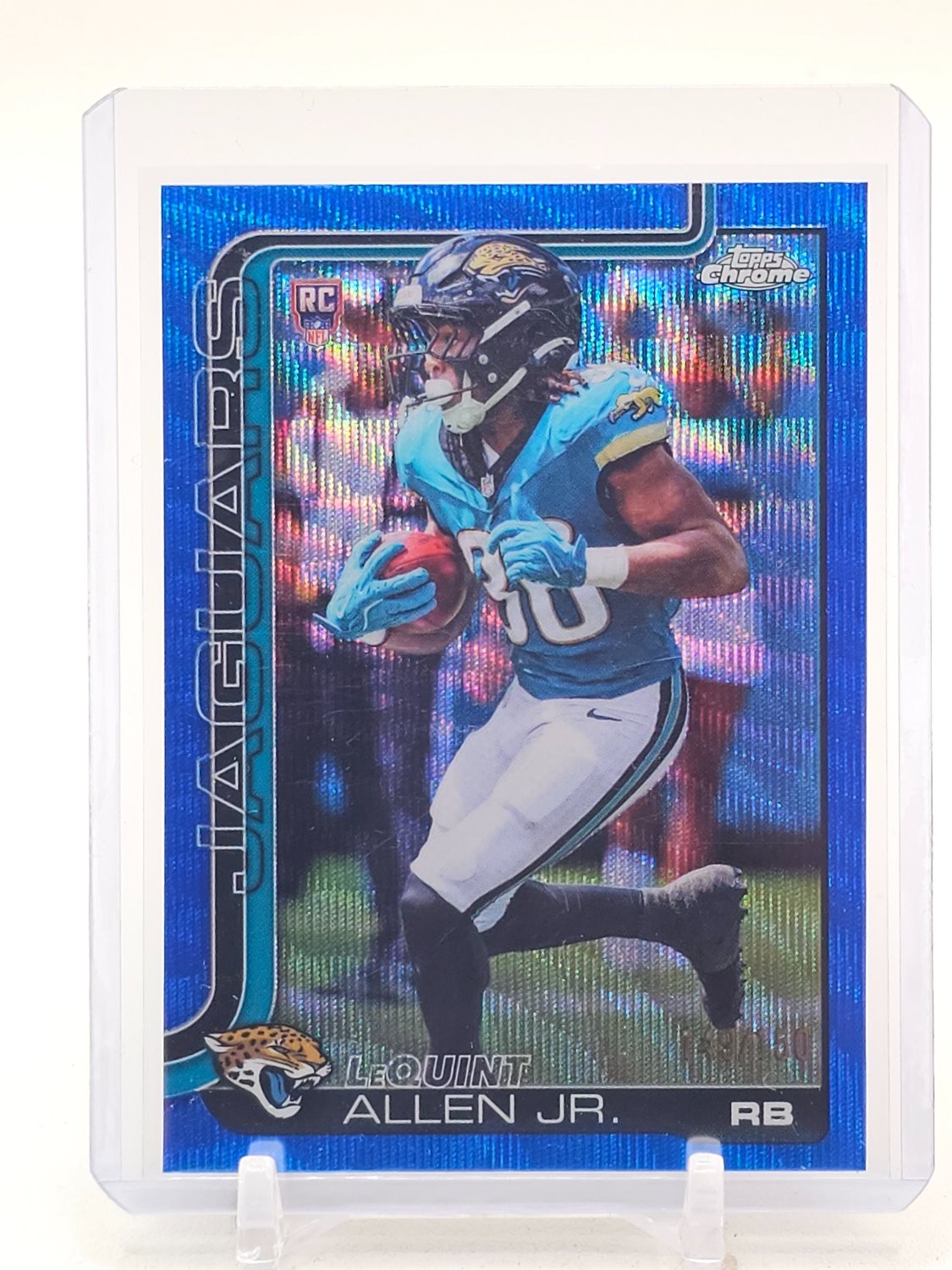 LeQuint Allen Topps Chrome #384 Blue Wave