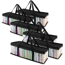 Stock Your Home Cd Bags 6 - Pvc - Cd Holder -