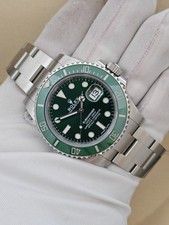 Rolex Submariner Date Watch 116610LV Green Hulk, 2018 Full Set, Excellent Cond