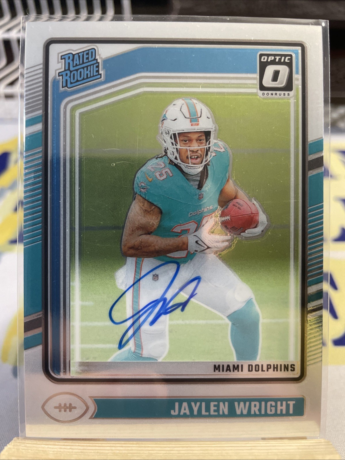 2024 Panini Donruss Optic - Rated Rookie Jaylen Wright #249 Autographs /325