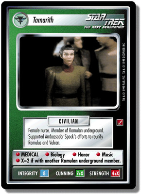 Tamarith - Blaze of Glory - Star Trek CCG 1E