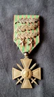 Croix de Guerre 1914 1917 quotes palms stars WW1 French War Cross palms