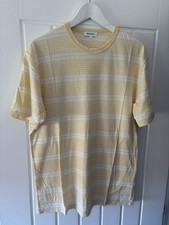Norse Projects Yellow Stripe Summer T-shirt Medium Size