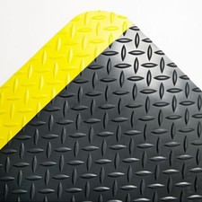 Crown Mats CD0023YB Anti-Fatigue Mat 24x36 Black/Yellow