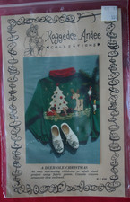 Raggedee Andee Collections A Deer Ole Navidad #28 Patrón Vintage Navidad