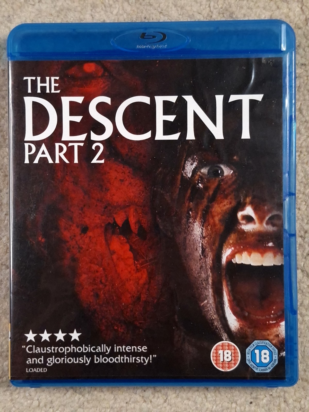 The Descent Part 2 Blu-ray - 2009 Cave Horror Gore Shauna Macdonald
