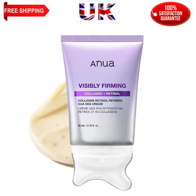 ANUA Collagen Retinol Refining Gua Sha Cream, Halscreme zum Lifting & Straffen
