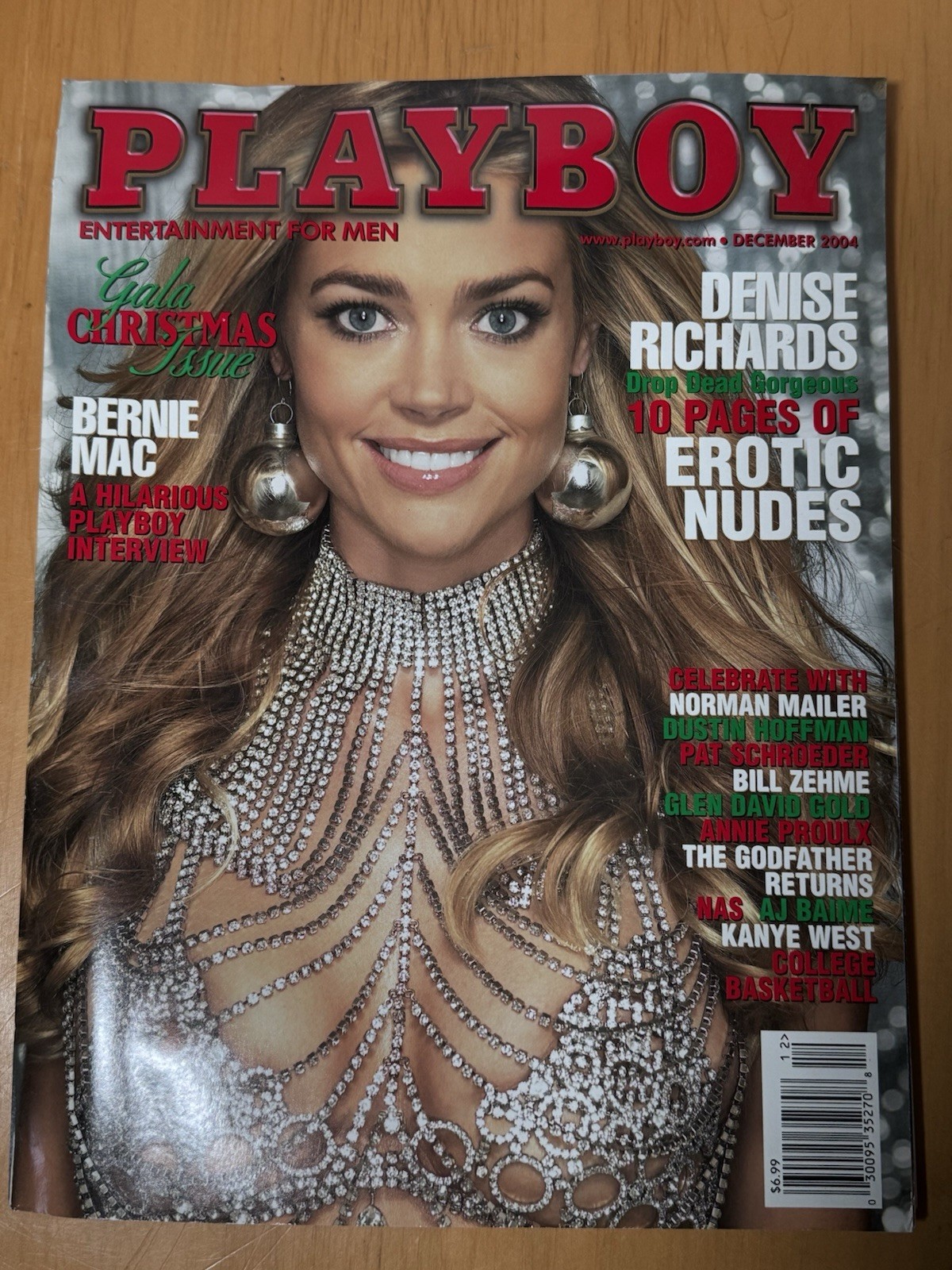 Playboy Magazine December 2004 Denise Richards Cover Centerfold