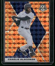2021 Panini Mosaic #19 Charlie Blackmon Reactive Orange