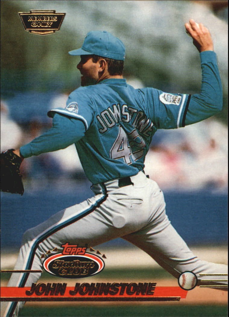 1993 Stadium Club Members Only Parallel #734 John Johnstone - BB