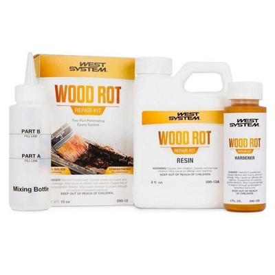 WEST SYSTEM Wood Rot Repair Kit 12 oz #690-12