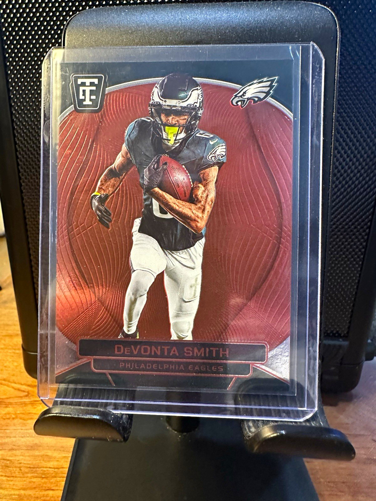 Panini 2024 Totally Certified DeVonta Smith Eagles Mirror Red /249 Card #75