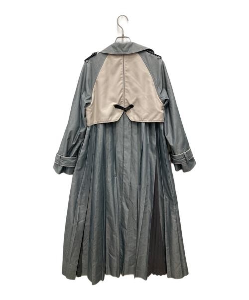 Ameri                    back pleated trench coat… - image 2