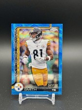 2025 Topps Chrome Jonnu Smith #257 Blue Wave Refractor /150 Steelers