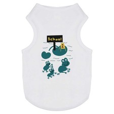 'Frogs Going to School' Pet Dog / Cat T-Shirt (PT044314)