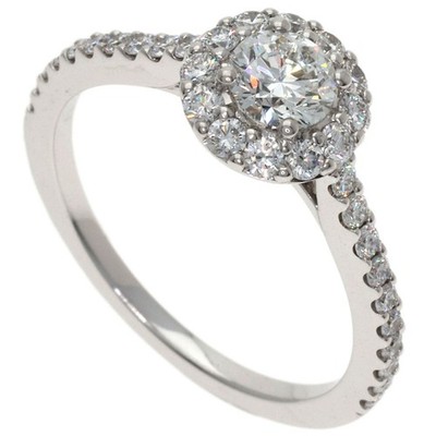 GRAFF Icon runder Diamant Ring K18 Weißgold Damen [gebraucht]