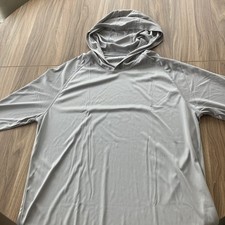 Grey UPF 50+ Sun Protection Hoodie Size L.