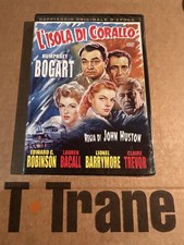 DVD SIGILLATO-L'ISOLA DI CORALLO-1948-JOHN HUTSON-HUMPHREY BOGART-FUORI CATALOGO