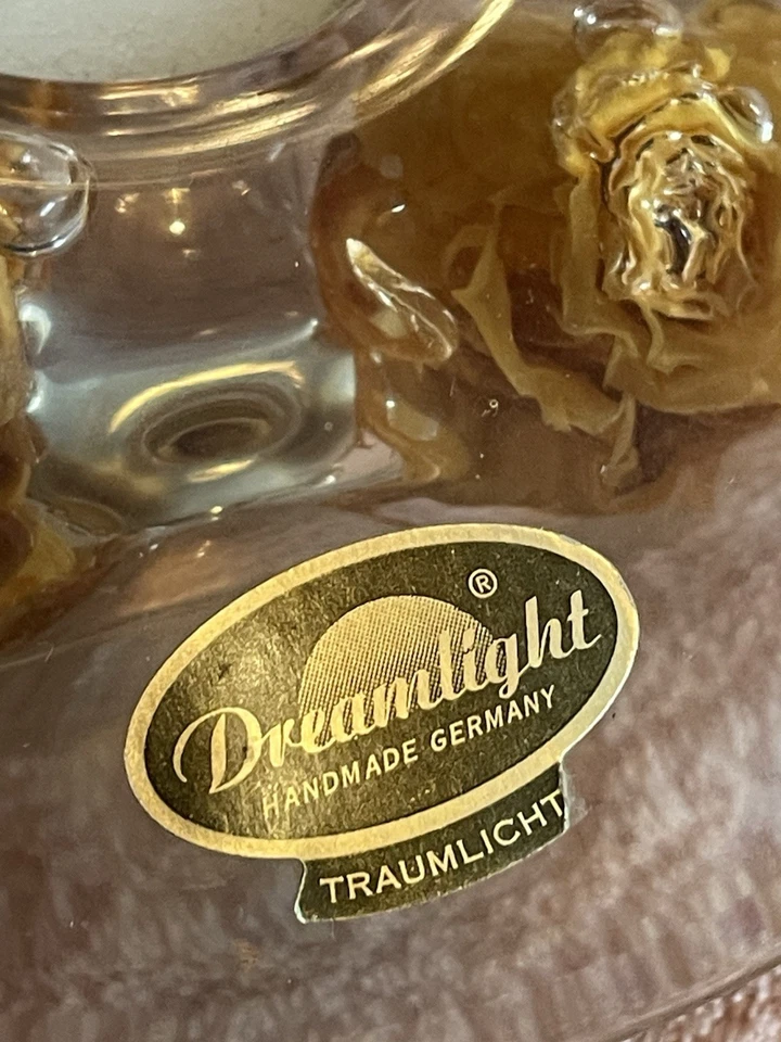 DREAMLIGHT * Traumlicht mit Rosen Kerzenhalter mit Kerze ovp unbenutzt Nachlaß - Bild 2 von 4