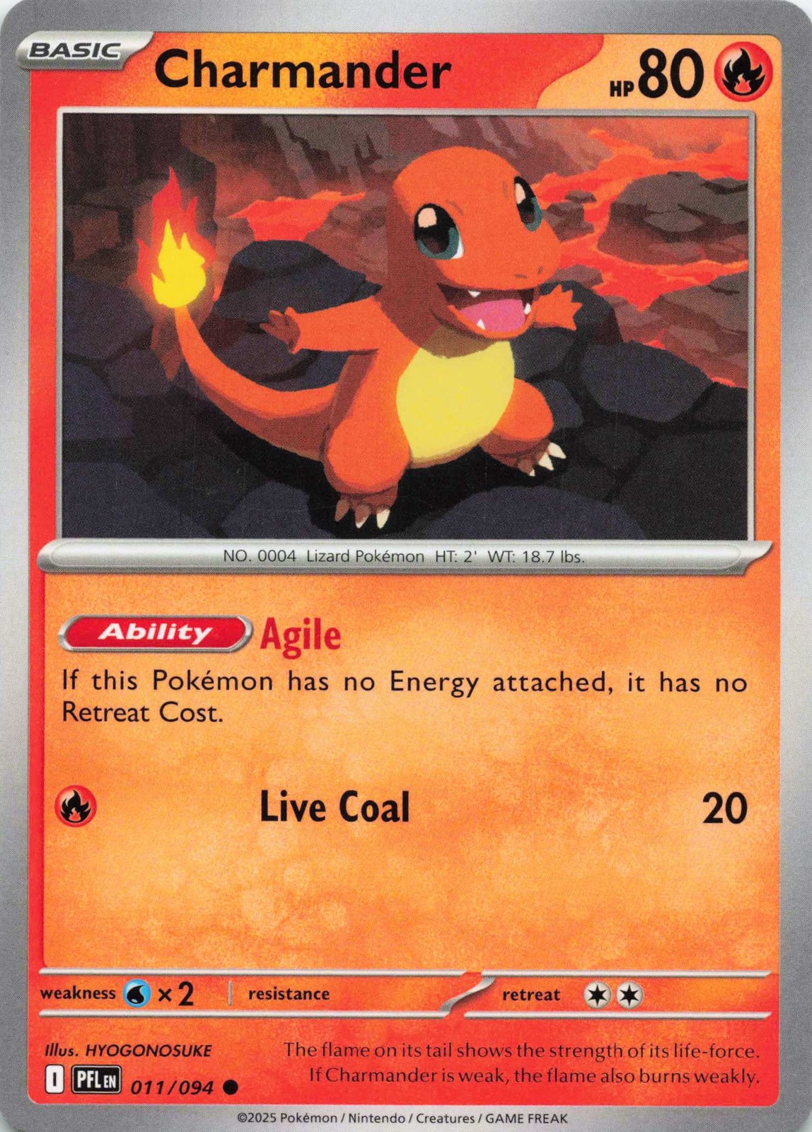 ME02: Phantasmal Flames #011/094 Charmander