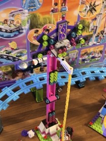 LEGO Friends 41130 Amusement Park Roller Coaster 99.5% Complete w/ Instructions