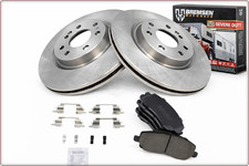 2x BREMSSCHEIBEN + BREMSKLÖTZE VORNE FÜR JEEP COMPASS PATRIOT 2007 - 2017