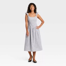 Women's Sleeveless Midi Pullover A-Line Dress - Universal Thread