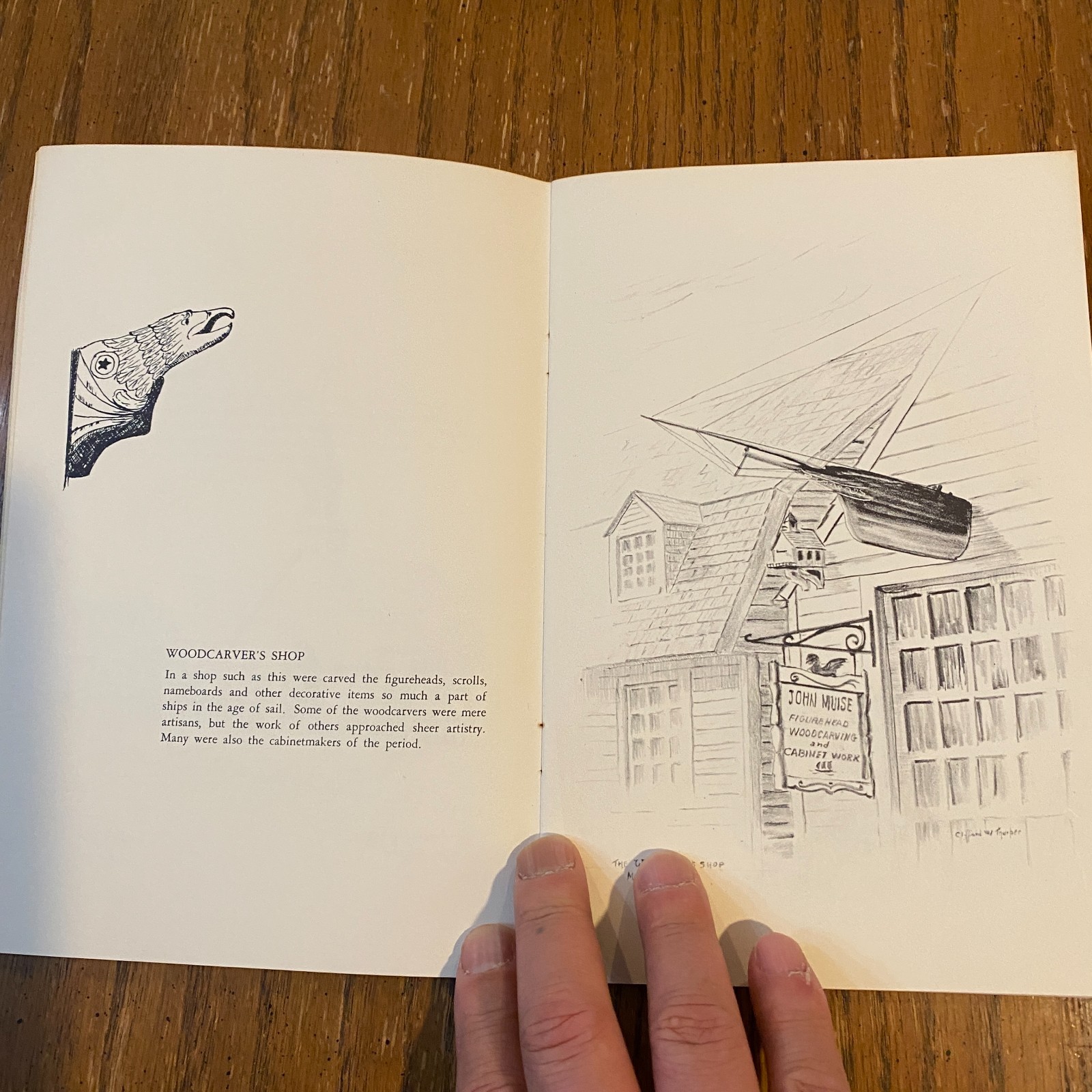 Seaport Sketches by Clifford W. Thurber 1957 Mystic Seaport Museum Booklet
