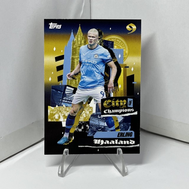 2024/25 Topps Manchester City Team Set Erling Haaland City of Champions #43