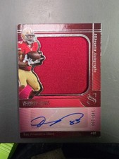 2025 Panini Silhouette Vernon Davis Silhouette Patch Auto Card /199