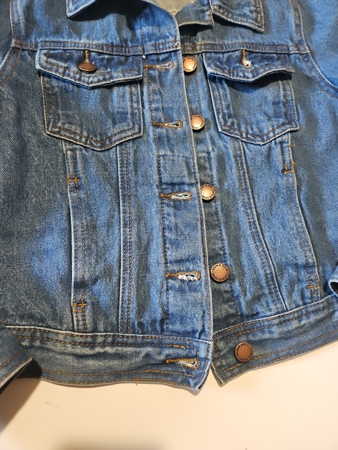 selvedge denim jacket medium - image 6