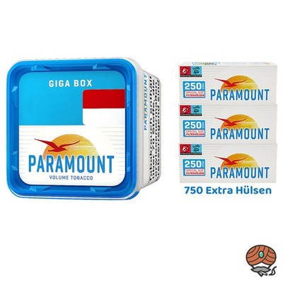 Paramount Blue Volumentabak Giga Box 220g, 750 Blue Extra Hülsen
