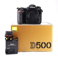 Nikon D500 DSLR Camera Body Only  Boxed Generic Battery & MH-25 Charger