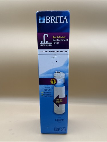 (Neu) Brita USF-201 Unter Waschbecken Redi-Twist Ersatzfilter - Level 1 versiegelt